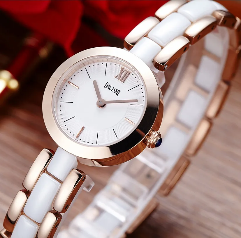 DALISHI Top Brand Women Watches Ladies Quartz Watch Rose Gold Elegant Female Two Needle Simple Style Lady Watch Zegarki Damskie