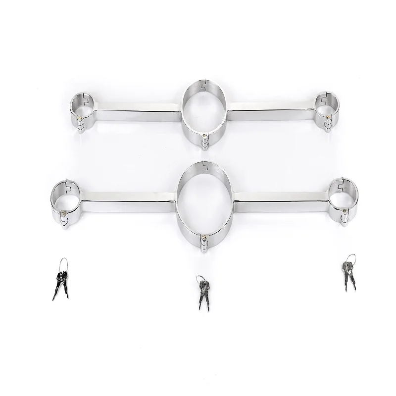 New stainless steel metal bdsm bondage collar handcuffs slave restraint SM erotic couples adult game Sex toys for man woman removable stainless steel metal bdsm bondage handcuffs ankle slave restraint sm erotic couples adult game sex toys