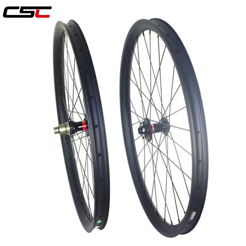Ruedas para bicicleta de montaña MTB XC, sin gancho, 30mm de ancho, 25mm, de carbono, con buje UD mate, 29 pulgadas|Rueda bicicleta| - AliExpress