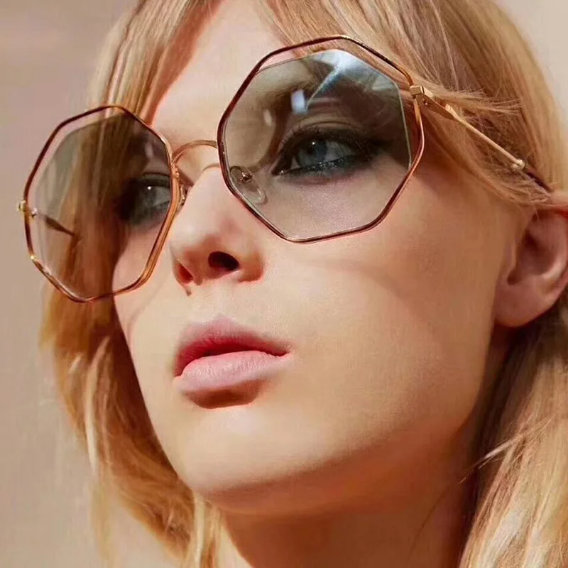 2018 News Goggle Rimless Sunglasses (22)
