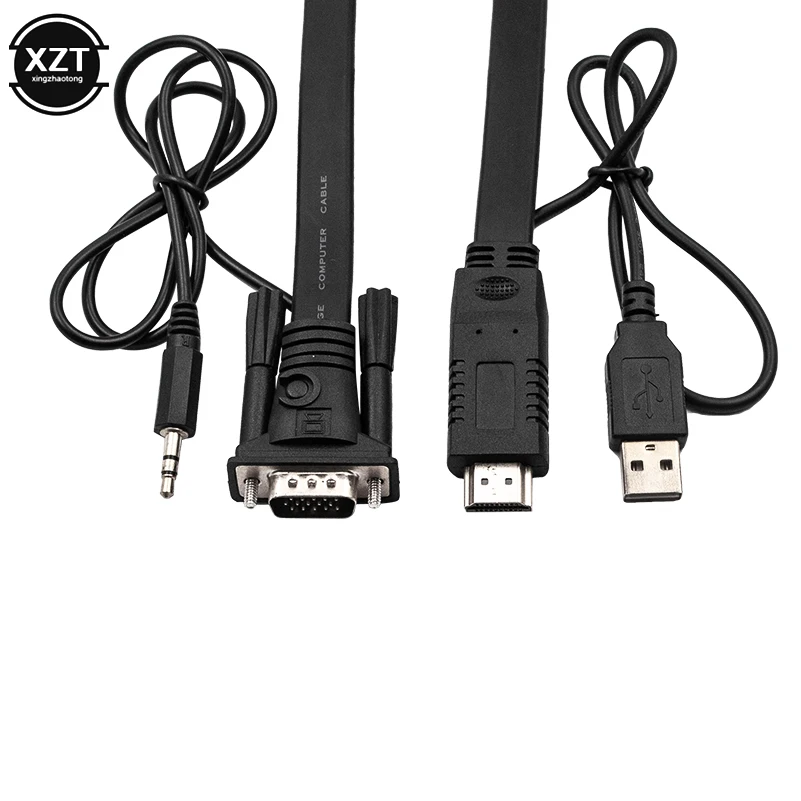 1080P Vention HDMI в VGA конвертер кабель с 3 5 мм аудио адаптер для Xbox 360 PS3 ноутбук ТВ