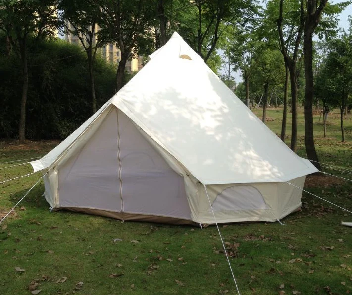 Холщовая палатка с колокольчиком 4 м 5 м|tent wall|canvas bell tentbell tent |