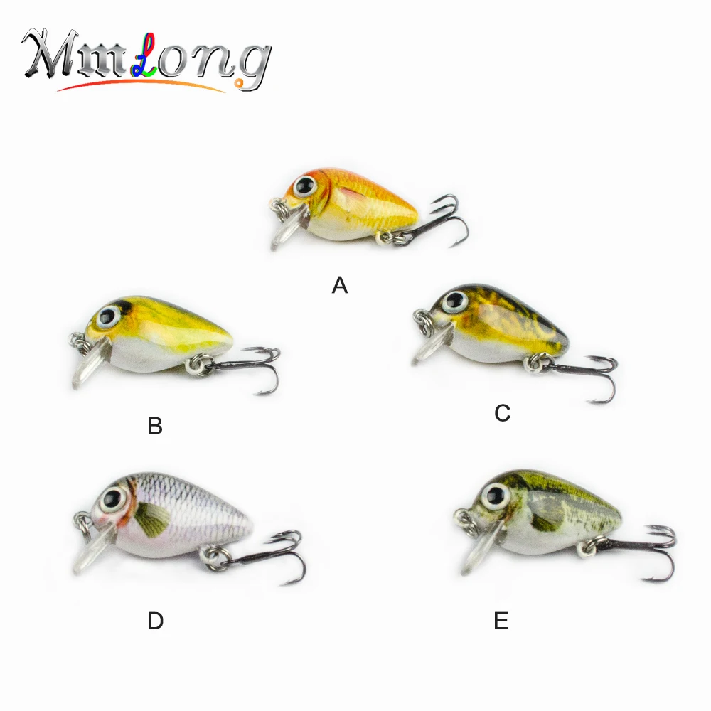 5 قطعة 2.8 سنتيمتر بيونيك الصيد السحر Crankbait SMH04A 5 لون نابض بالحياة الصلب علف الاسماك 1.9g صغيرة الصيد إغراء Wobblers معالجة pesca