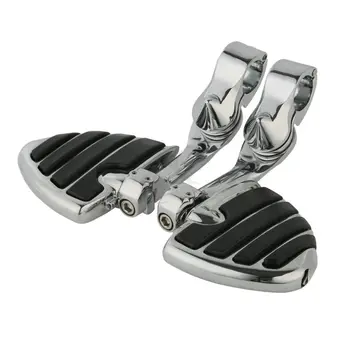 

Motorcycle Foot Peg & 32mm 1.25" Long Angled Highway Bar Mount For Harley Suzuki Honda Yamaha BMW Universal