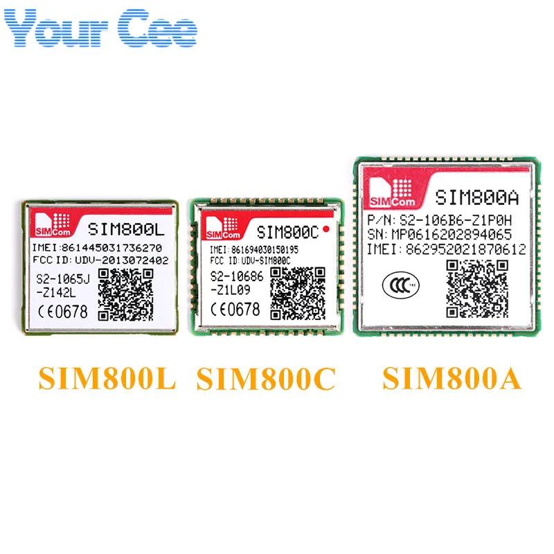 

SIM800 Series SIM800L SIM800C SIM800A Dual-band Quad-band GSM GPRS Voice SMS Data Wireless Transceiver Module New Original