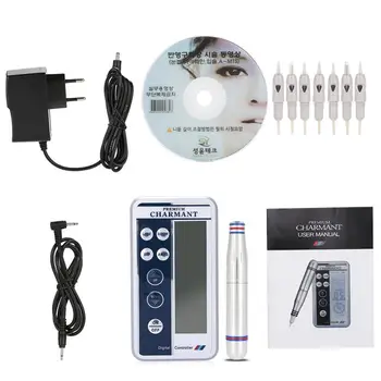 

Charmant Permanent Makeup Tattoo Machine kits Microblading Pen Eyebrow Lip Pen + Cartridge Needles Eyebrow Pen Machine Sets