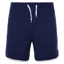 Летние повседневные короткие мужские брюки для бега с эластичной резинкой на талии хлопковые короткие спортивные брюки