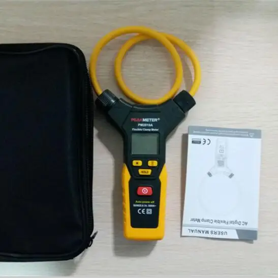 

PM2019A Handheld Digital LCD Flexible Clamp Meter Multimeter AC Current Pinza Amperimetro