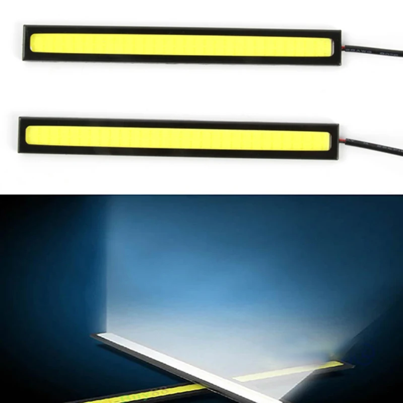 

17cm 12V Led Strip Car Running Lights Bar COB Car Lamp White Waterproof
