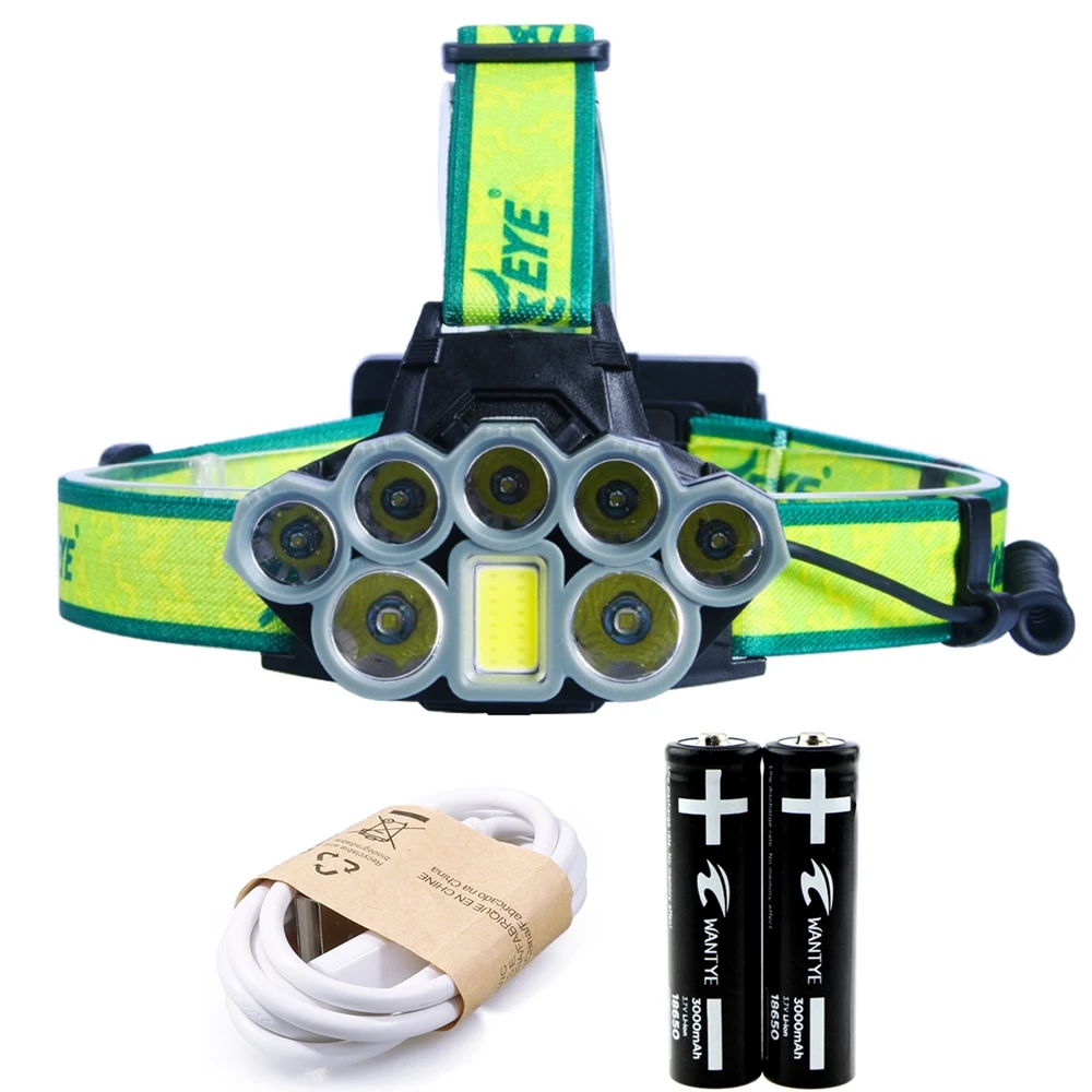 usb headlight 18650