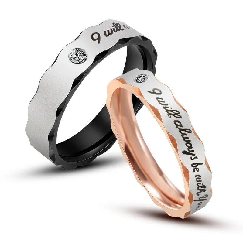 2 x acier inoxydable bicolore argent/or rose alliance en Alliance mariage Gravure 20p068 2 x acier inoxydable bicolore argent/or rose alliance en Alliance mariage Gravure 20p068