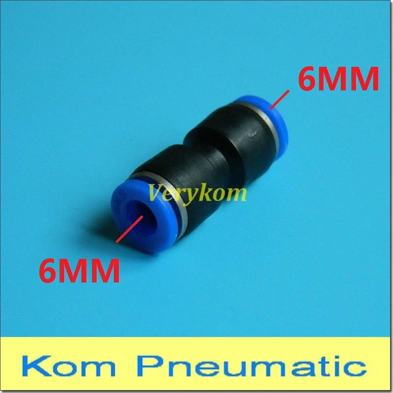PU6 Quick Fitting 6mm 1/4” Pneumatic Air Line Connector 10Pcs ZLYY Push to Connect Straight Pipe Tube Fittings PU6 Quick Fitting 6mm 1/4” Pneumatic Air Line Connector 10Pcs ZLYY Push to Connect Straight Pipe Tube Fittings