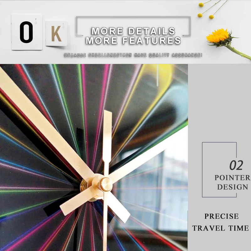 Modern Design Wall Watch Clock Wall Digital Wall Clock Watch Wall 3d Wall Clock Best Selling 2018 Products Shabby Chic Large Wall Clock Wall Clocks Kitchen Clock Wall (3)