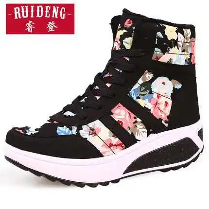 

Fashion Korean Brand 2017 Wonmen'S Boots Flower Ankle Boot Shoes Casual Platform Booties Female Sapatoes De Femininos S3300