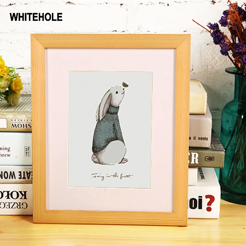 #*Cheap Wood Photo Frame Classic Minimalist Desktop Picture Frame For Hung On The Wall 9x13 10X15 13x18cm Pleixglass Inside Home Decor