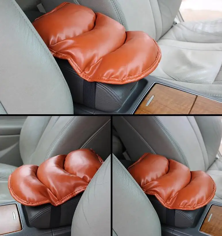 

Universal Car Seat Cover Soft Leather Auto Center Armrest Console Box Armrest Seat Protective Pad Mat Car Arm Rest Top Cover