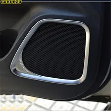 Luhuezu 3D Interior Car Sound Horn Styling Trims For Mitsubishi Outlander 2016 2017 Accessories