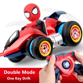 

America Clasic Film Theme RC Racing Car Toy 2.4G Double Mode Drift Stunt Deformed High-Speed Remote Control Racing Car Toy Model