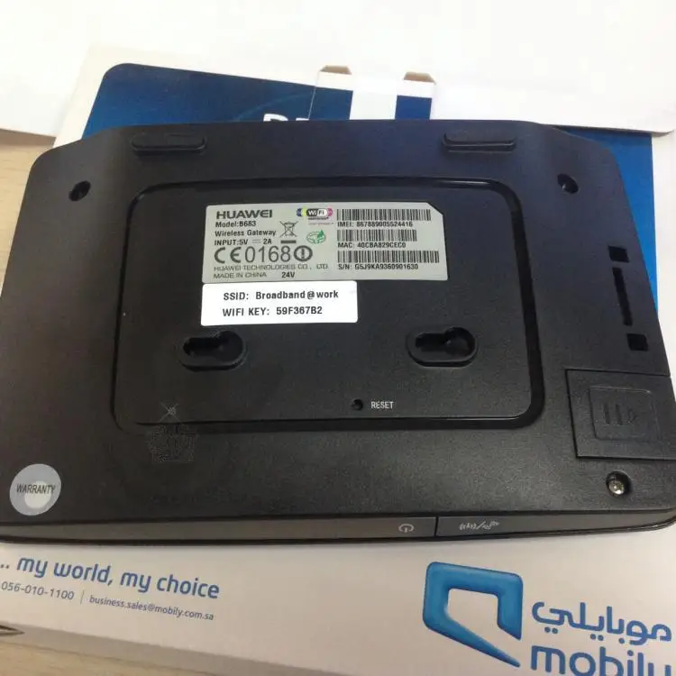 Unlocked Huawei B683 21.6Mbps 3G wireless router HSPA WIFI Gateway support WCDMA 900/2100MHZ