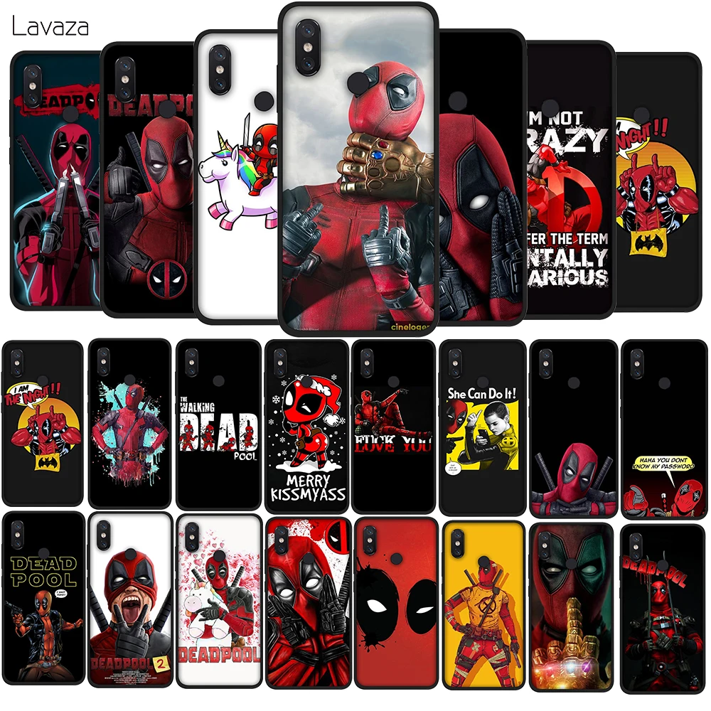 

Marvel deed pool Deadpool Anime TPU Phone Cover for Xiaomi Mi 9T A3 Pro for Redmi 7A K20 Note 8 Pro Soft Case