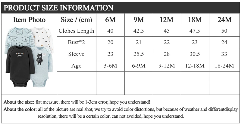 4 шт./партия, весенне-осенняя одежда для маленьких мальчиков от 6 до 24 месяцев хлопковое боди Мишка с длинными рукавами и рисунком, комбинезон для новорожденных девочек
