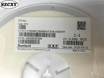 

New original thermistors SDNT1608X473J4150HTF 0603 47K 5% 4150