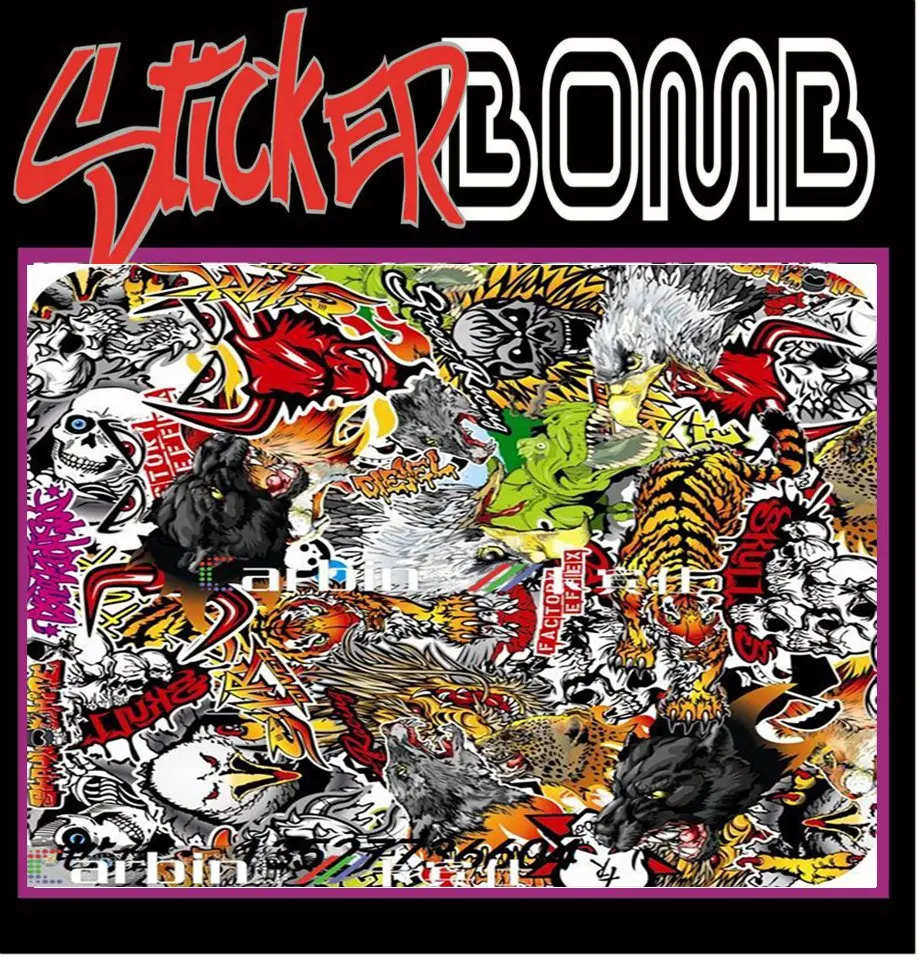 Buy Fashion Graffiti Sticker Bombs vinyl sticker bomb