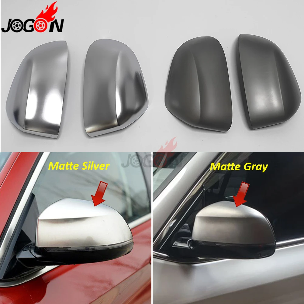 Matte Silver & Gray For BMW X3 G01 2018 2019 Car Side Wing Back