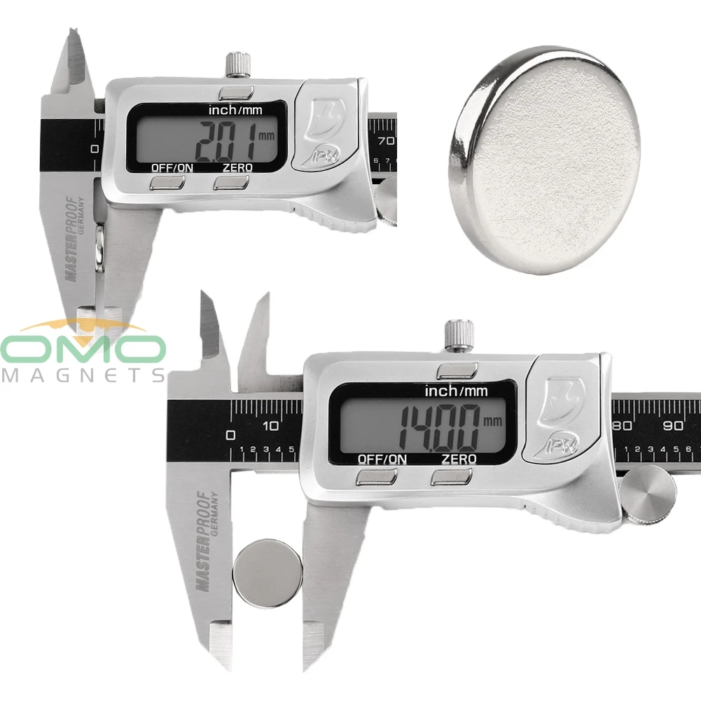 OMO Magnetics 50 шт. N50 Супер Сильные круглые дисковые цилиндрические Магниты