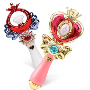 

3.9*19.5cm Luminous Projection Toys LED Magic Wand With Music Flash Shine Magic Stick 2-3-6 Years Old Girl Child Toy
