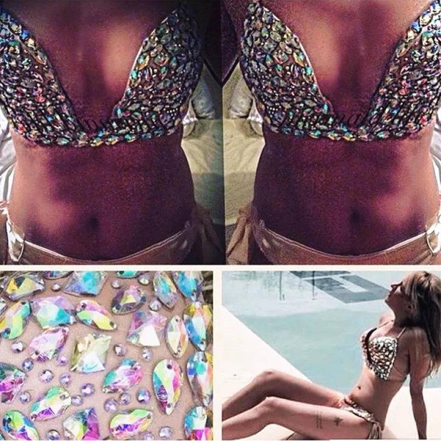 diamond swimsuit