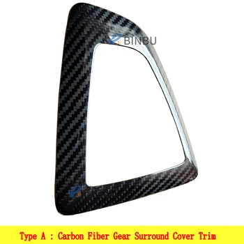 

automatic speed gear shift knob head carbon fiber cover For BMW all series e81 e90 f20 f22 f30 f32 f10 x3 x4 x5 x6 shifter trim