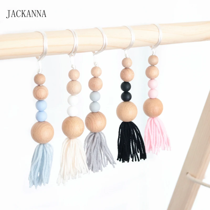 sensory bead curtain toy