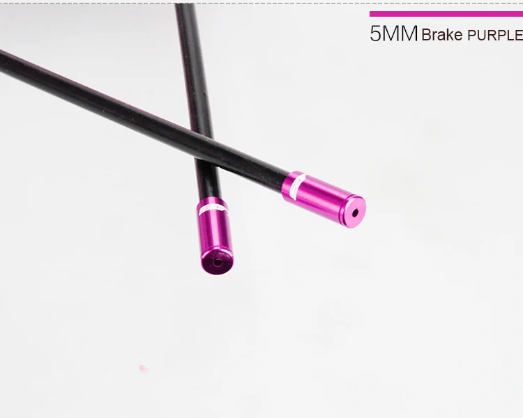 Gub 100 шт. 4/5 мм MTB велосипед Трос стояночного тормоза Кепки s Шестерни сдвиг линии разъем адаптера Регулировка регулятора Корпус Кепки для переключатель кабеля - Цвет: 5mm purple