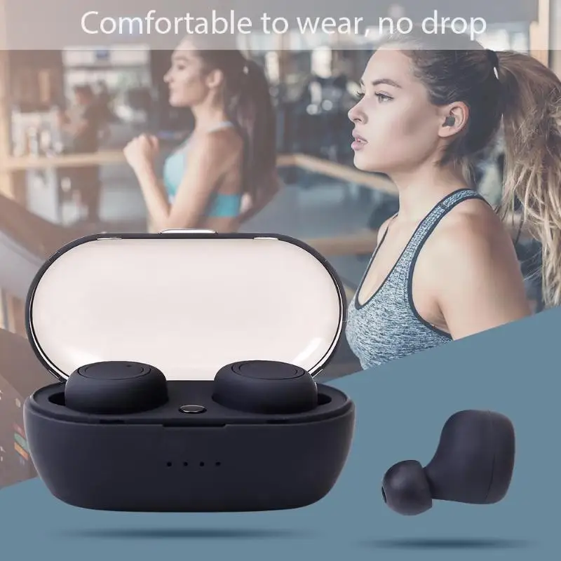 TWS5 Bluetooth наушники мини беспроводные Bluetooth 5,0 наушники-вкладыши 3D стерео с дисплеем зарядная коробка с микрофоном