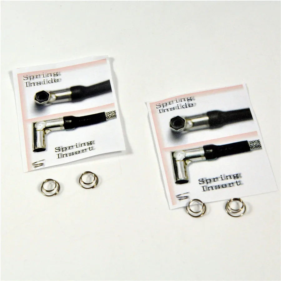 

2PCS/pack Rcexl 1/4-32 Spark Plug Cap Spring Spark Plug engine part