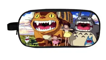

My Neighbor Totoro Boys Girls Cartoon Pencil Case Bag School Pouches Children Student Pen Bag Kids Purse Wallet Gift