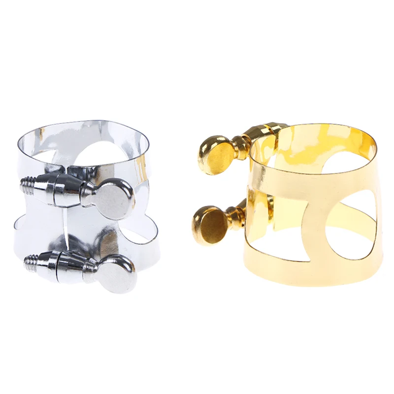 New Alto Saxophone Mouthpiece Ligature Professional Alto Saxophone Sax Mouthpiece Ligature Metal Clip Fastener