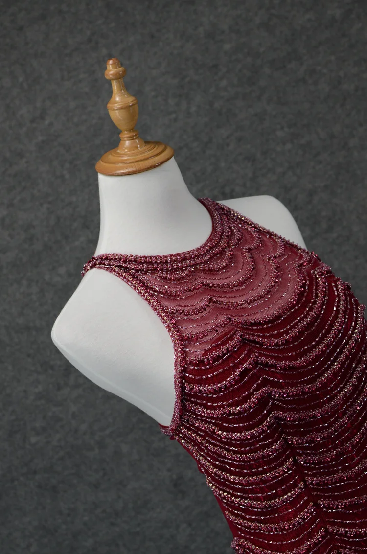 Роскошные Холтер средства ухода за кожей Шеи Кристалл блесток бисер Vestidos De Festa Сексуальная See Through Длинные Формальные Русалка Вечерние