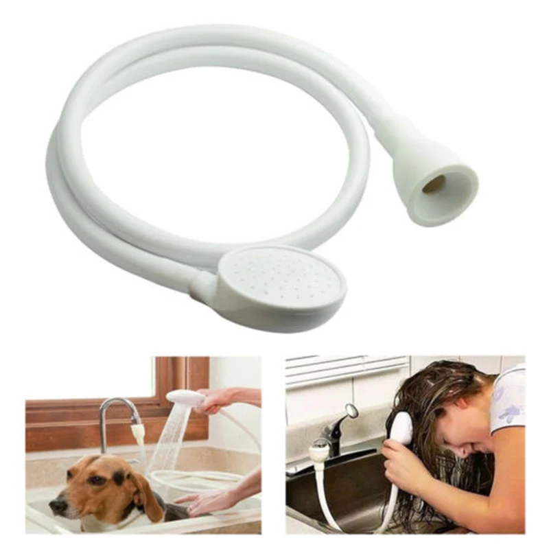 

New Pet Dog Cat Shower Head Multi-functional Tap Faucet Spray Strainer Hose Sink Washing Hair Wash Shower Hose Spray