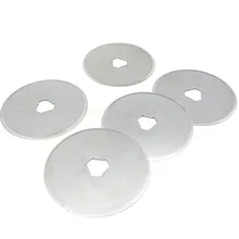 

5pcs 45mm Patchwork Fabric Leather Craft Steel Circular Rotary Cutter Refill Blades Sewing Quilting Refill Blades Rotary Cutters