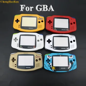 

ChengHaoRan 6 Colors 1x DIY Full set housing shell cover case w/ conductive rubber d pad buttons for GameBoy Advance GBA console