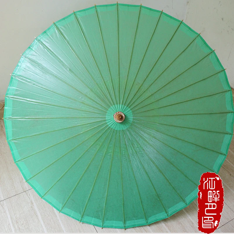 Retro Oil Paper Umbrella Retro Green Classic Film and Television