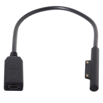 

USB 3.1 Type C USB-C Female DC 12-15V to for Surface Lap Top Pro3 Pro4 Pro5 Pro6 Book Charged Power Adapter Cable Connetor Con