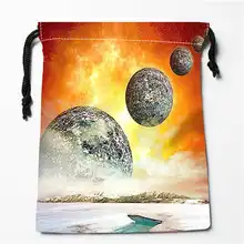 Пользовательские печати Galaxy(1) сумки для покупок на шнурках дорожный мешочек для хранения плавать Пешие прогулки игрушка сумка унисекс мульти Size18-12-05-70