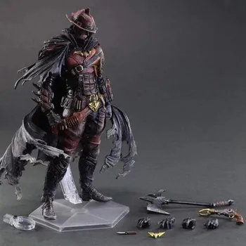 

Huong Movie Figure 28 CM Play Arts Painted Figure Steam Punk Cowboy Batman PVC Action Figure Collectible Model Toy