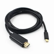 usb type C 3,1 к HDMI кабель type-C штекер к HDMI Женский 4K 1080P Кабель-адаптер для Macbook ноутбук HDTV разъемы HR