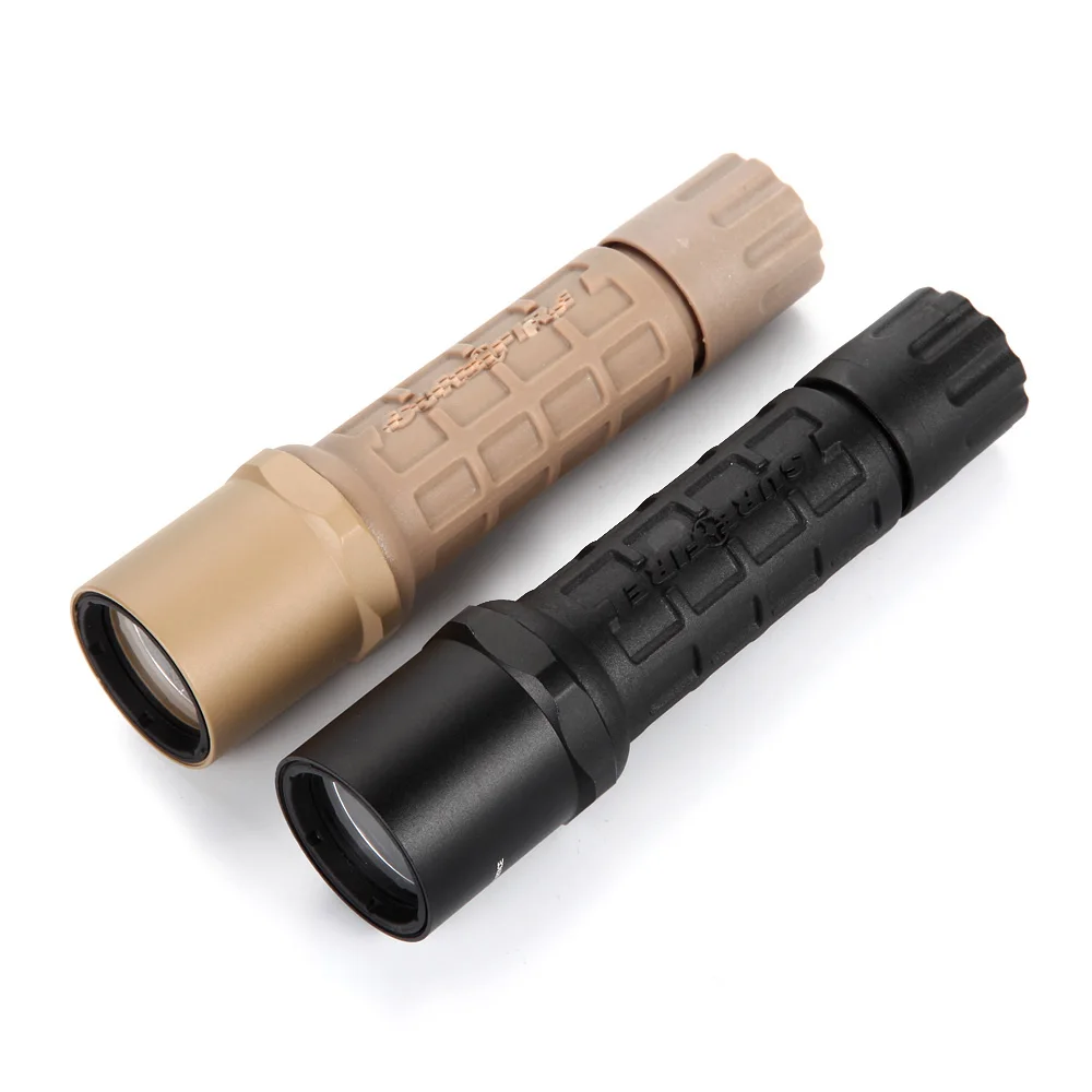 600 Lumen R2 G2 Tactical 16340 RCR123A LED Flashlight for Surefire Torch AG2X-D-BK