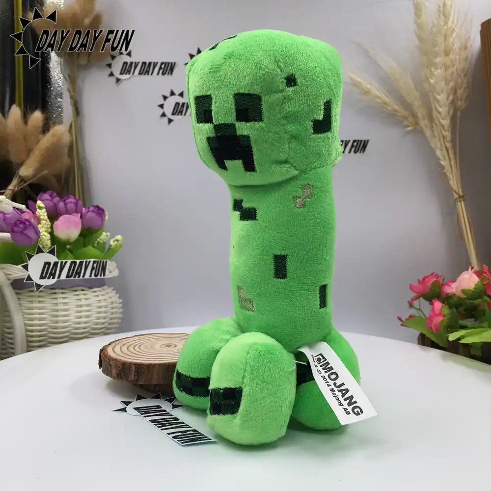 18cm Creeper Minecraft Plush Doll Soft Black Minecraft Enderdragon
