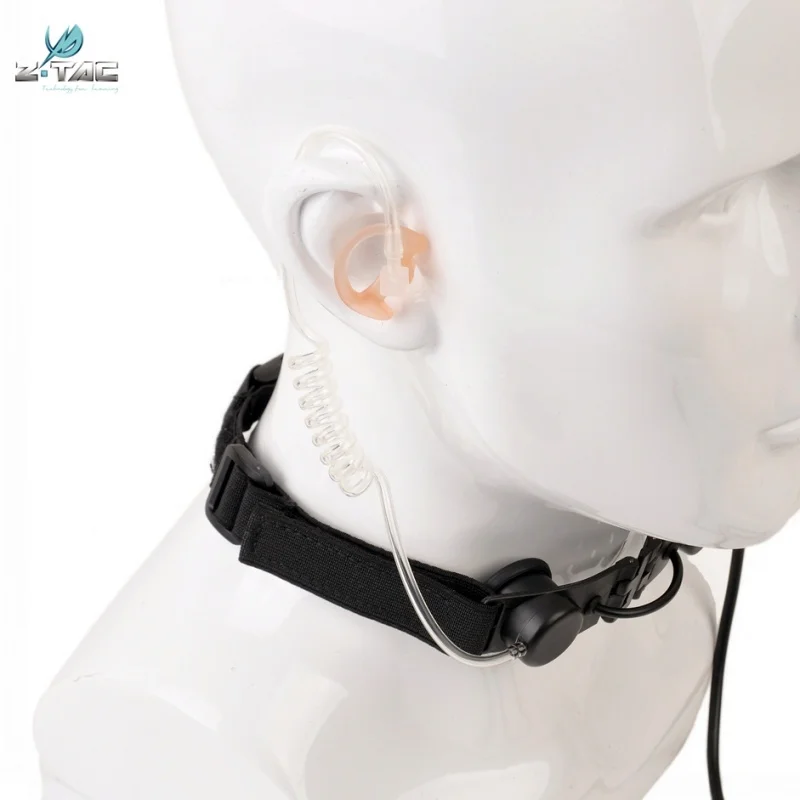 Tactical Throat Adaptador Headset Mirophone Z033 Ztac Softair Militar Airsoft z Mic 19 Fones de Ouvido tático & Acessórios